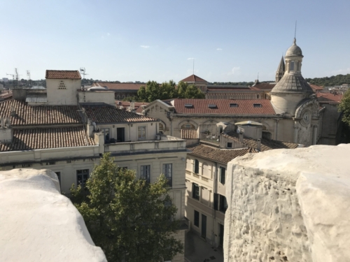 Nîmes from Les Arènes - click to expand